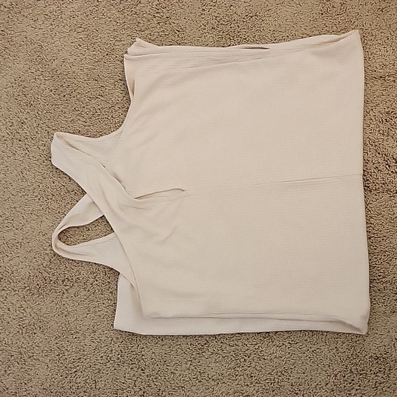 Beige Crossback Dress - Picture 2 of 2